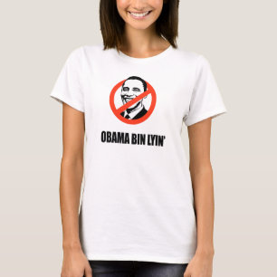 Camiseta Lyin da caixa de Obama