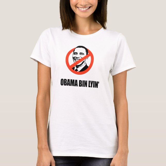 Camiseta Lyin da caixa de Obama (Frente)