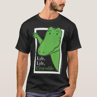Camiseta Lyle, Lyle, Crocodilo Waving Croc Ilustração T-S