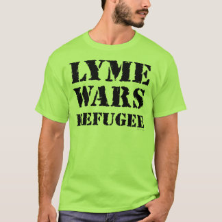 Camiseta Lyme guerreia refugiado