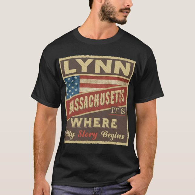 Camiseta LYNN, MÃES É onde minha história começa (Frente)