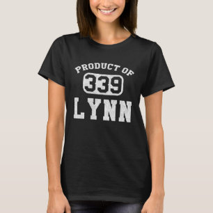 Camiseta Lynn Massachusetts Antigo Retro Código de Área