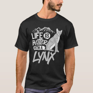 Camiseta Lynx Cat Animal Safari Bobcats Cuja África do Sul