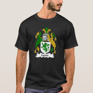 Camiseta Lyons Casaco de Arms Lyons Family Crest