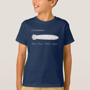 Camiseta LZ 129 Hindenburg - Planos de projeto de aeróstato