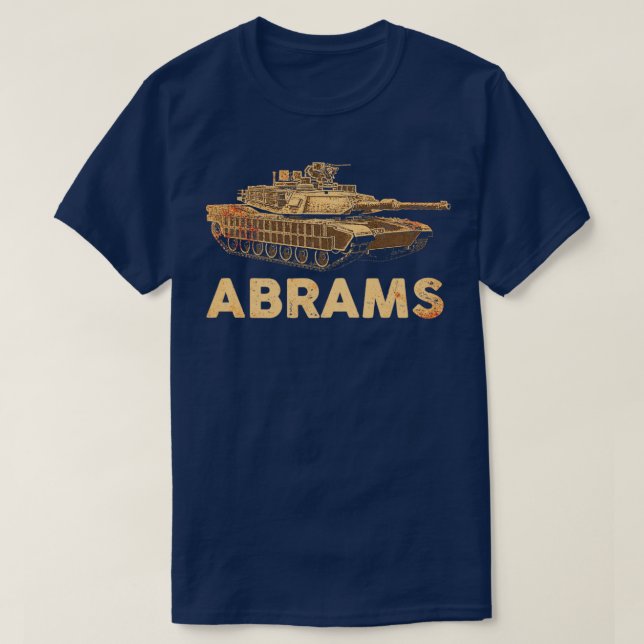 Camiseta M1 Abrams American Tank3 (Frente do Design)