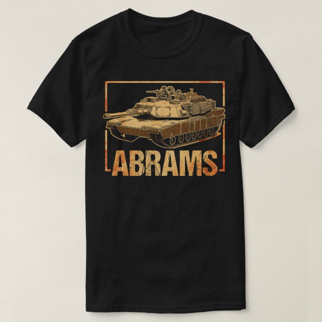 Camiseta M1 Abrams American Tank 1 (Frente do Design)