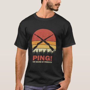 Camiseta M1 Garand Rifle Gun WII Ping O Som Da Liberdade