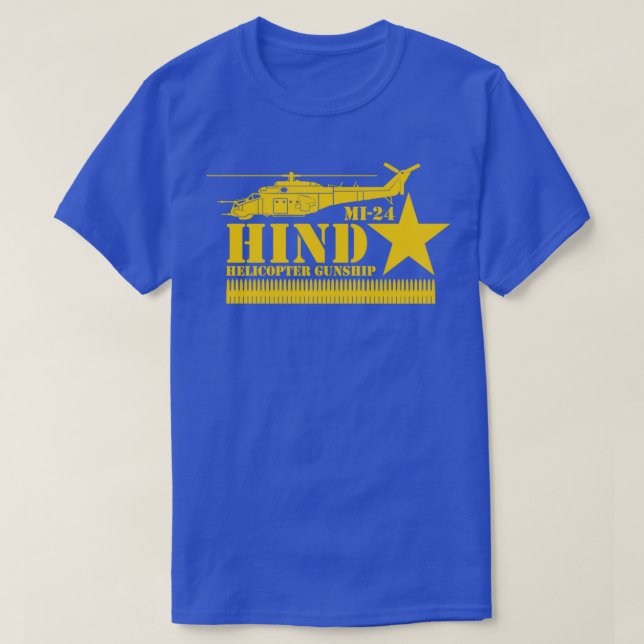 Camiseta M24 Hind Gunship (Frente do Design)