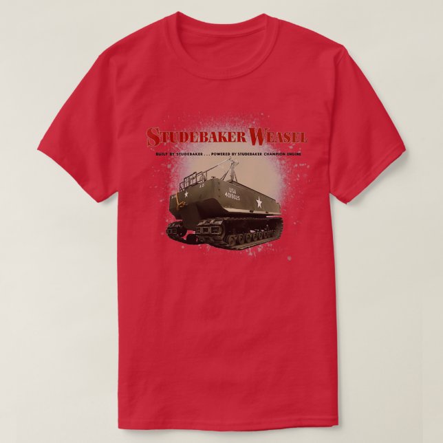Camiseta M29 Studebaker Weasel  (Frente do Design)