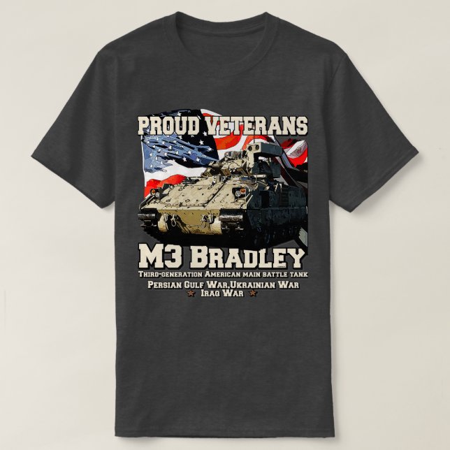 Camiseta M3 Bradley Veterans (Frente do Design)