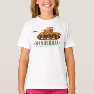 Camiseta M4 Sherman Segunda Guerra Mundial, 2.ª Estação Ame