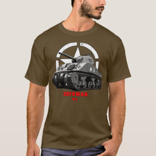 Camiseta M4 Sherman tanque militar WW2