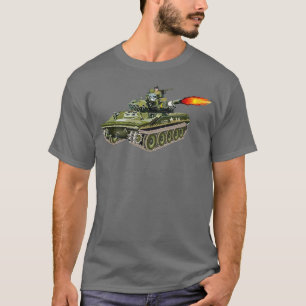 Camiseta M551 Sheridan Firing dois SMS