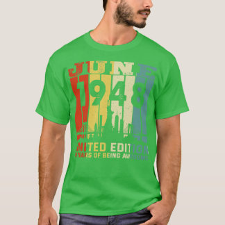 Camiseta M602 Junho De 1948 Edição Limitada De 75 Anos De