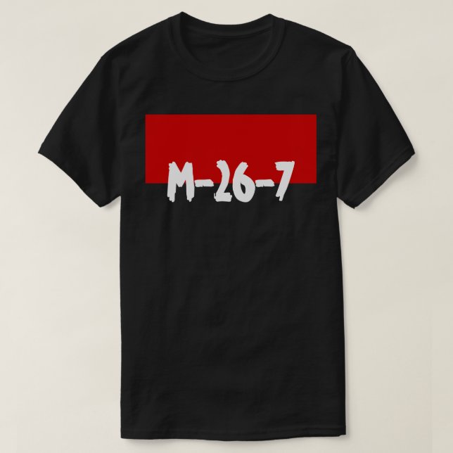 CAMISETA M-26-7 (Frente do Design)