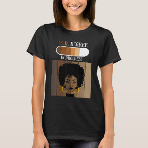 Camiseta M D Grau Médico Em Andamento Estudante De Medicina