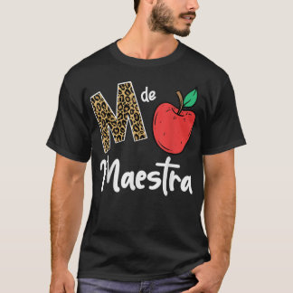 Camiseta M De Maestra Bilingue Língua Latina Professora App