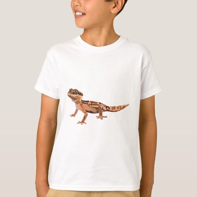 Camiseta M é para Madagascar Ground Gecko (Frente)