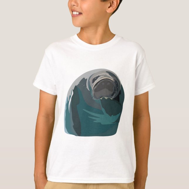 Camiseta M é para Manatee (Frente)