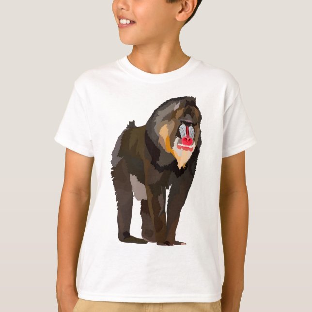 Camiseta M é para Mandrill (Frente)