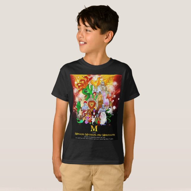 Camiseta M é para Maravilha (Frente Completa)