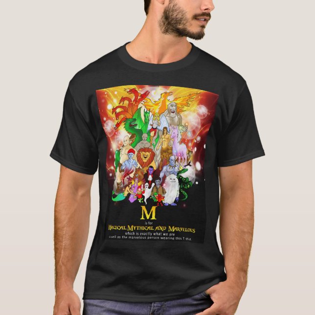 Camiseta M é para Marvalous (Frente)