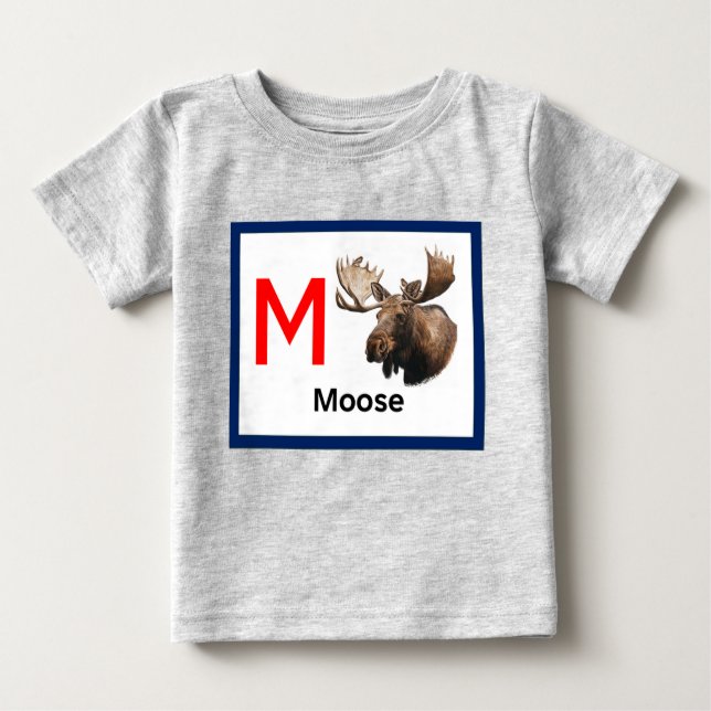 Camiseta M é para Moose (Frente)
