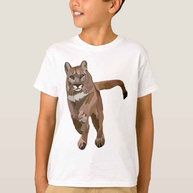Camiseta M é para o Leão de Montanha (Frente)