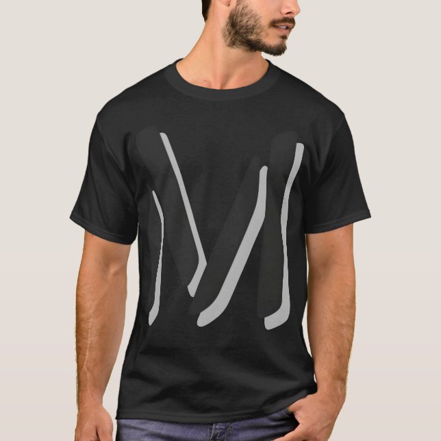 Camiseta M esportes retrô (Frente)