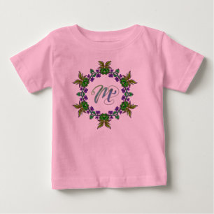 Camiseta M Flores Bonito De Boca Única De Diversão