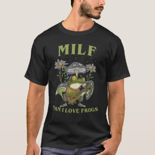 Camiseta M I L F Cottagecore Sapo De Cogumelos Tocando Viol