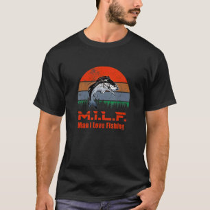 Camiseta M I L F Man I Love Fish
