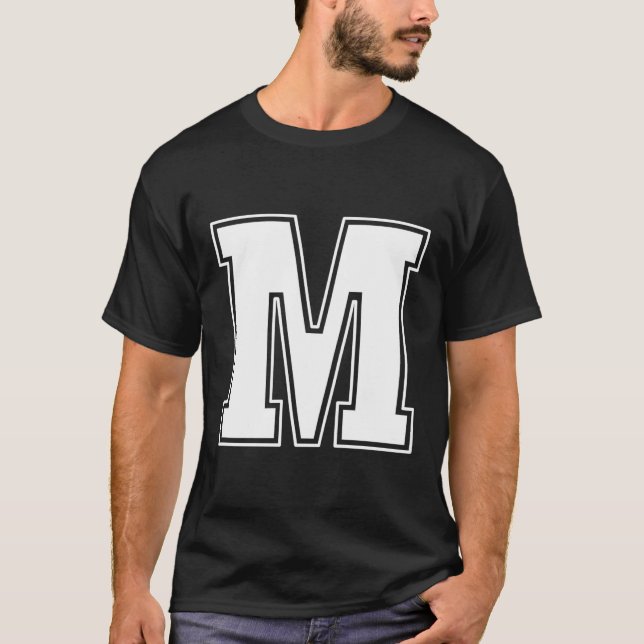 Camiseta M - Letra (Frente)