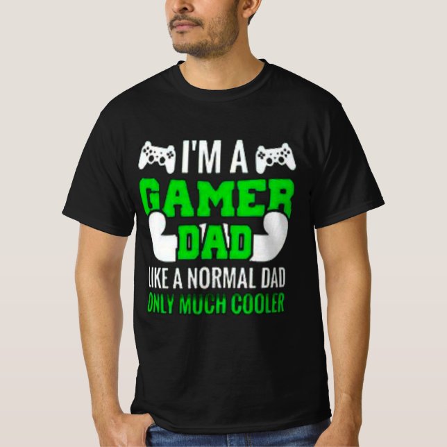 Camiseta M Um Pai De Jogador Como Um Pai Normal Apenas Muit (Frente)