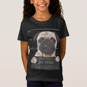 Camiseta Má acusação você não quer saber Pai de Cão Pug L