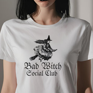 Camiseta Má Bruxa do Clube Social Mulher Halloween
