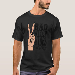 Camiseta Má Bruxa Viba Menina Feminista do Halloween Vin