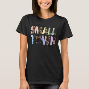 Camiseta Má Cabelo Leopardo Só Uma Pequena Menina