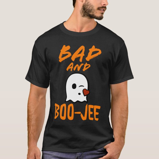 Camiseta Má e Boo Jee Cute Ghost Halloween (Frente)
