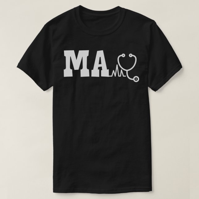 Camiseta MA Medical Assistant  (Frente do Design)