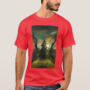Camiseta Má para a Boa Elphaba Estrada de Tijolo Amarelo Po