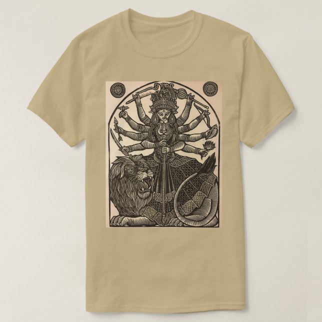 Camiseta Maa Durga Godess Shakti (Frente do Design)