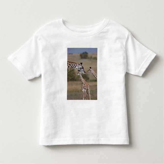 Camiseta Maasai Giraffe (Giraffe Tippelskirchi) (Frente)