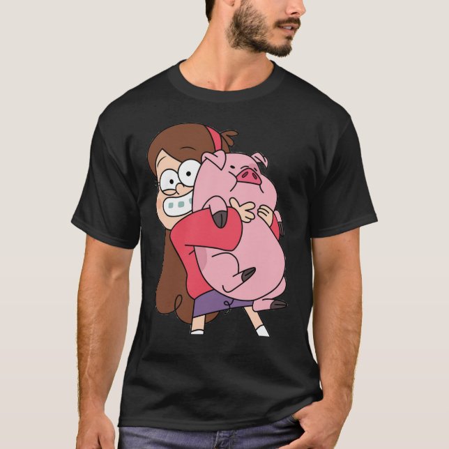 Camiseta Mabel e Waddles Sticker (Frente)