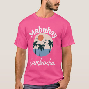 Camiseta Mabuhay Cambodja Saudação Tagalog Pino