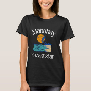 Camiseta Mabuhay Cazaquistão Filipinas Tagalog Pinoy Filip