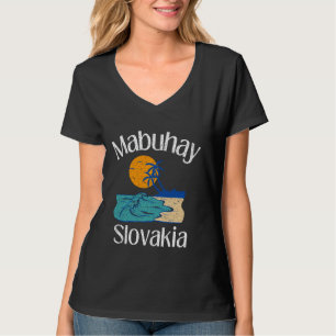 Camiseta Mabuhay Eslováquia Filipinas Saudação Tagalog Pino