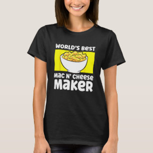 Camiseta Mac and Cheese Mak, o melhor fabricante de queijo
