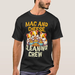 Camiseta Mac e equipe de limpeza de queijo mac n amante de